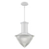 Skylar 1-Light White Pendant (IN21375WH)