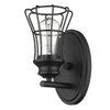 Piers 1-Light Matte Black Sconce (IN41280BK)