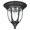 Suffolk 1-Light Matte Black Ceiling Light (5063BK)