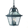 Bay Street 3-Light Matte Black Hanging light (7676BK)