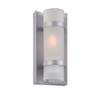 Apollo 1-Light Brushed Steel Wall Sconce (4700BS)