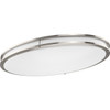 Abide Collection 5-CCT Integrated LED Brushed Nickel Contemporary 32.28" Extra-Large Flush Mount Light (P350277-009-CS)