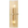 Seville Collection Two-Light Soft Gold Contemporary Wall Sconce (P710136-205)