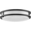 Abide Collection 5-CCT Integrated LED Matte Black Contemporary 10.24" Small Flush Mount Light (P350274-31M-CS)
