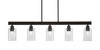 Edge 5 Light Bar, Espresso Finish, 4" Smoke Bubble Glass (1185-ES-3002)