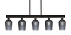 Edge 5 Light Bar, Espresso Finish, 5" Smoke Textured Glass (1185-ES-4252)
