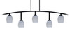 Kurve 5 Light Bar, Matte Black Finish, 5" Gray Matrix Glass (3745-MB-4022)