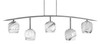 Kurve 5 Light Bar, Graphite Finish, 6" Onyx Swirl Glass (3745-GP-4819)