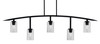 Kurve 5 Light Bar, Matte Black Finish, 4" Smoke Bubble Glass (3745-MB-3002)