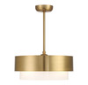 Savoy House Diana 4-Light Fan D'Lier in Warm Brass (22-FD-445-322)