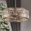 Savoy House Janus 6-Light Fan D'Lier in Warm Brass (23-FD-245-322)