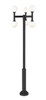 Laurent 6 Light Outdoor Post Mount Fixture in Black (597MP6-5010P-BK)