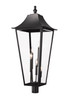 Gannon 5 Light Outdoor Post Mount Fixture in Black (5008PHXXLR-BK)