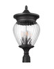 Davina 4 Light Outdoor Post Mount Fixture in Black (5016PHBR-BK)