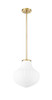 Newbury 1 Light Pendant in Modern Gold (7512P13-MGLD)