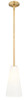 Farrell 1 Light Pendant in Modern Gold (3043P7-ROD-MGLD)