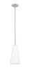 Farrell 1 Light Pendant in Brushed Nickel (3043P7-ROD-BN)