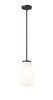 Newbury 1 Light Pendant in Matte Black (7511P8-MB)