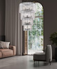 Z-Lite Glacier 18 Light Chandelier in Matte Black (1943-48MB)