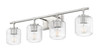 Z-Lite Landon 4 Light Vanity in Brushed Nickel (7515-4V-BN)