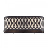Vistaview 2 Light English Bronze ADA Sconce with Hand Crafted Oatmeal Color Fabric Hardback Shade (53430-92)