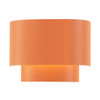 Springview 1 Light Shiny Orange ADA Sconce with Shiny Orange Metal Shade with Shiny White Inside (50299-77)