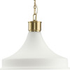 Graelyn Collection One-Light Brushed Gold New Traditional Pendant Light (P500478-191)