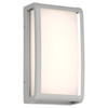 Montana 1 Light Outdoor LED Wall Mount (20024LEDDMG-SAT/ACR)