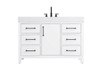 48 Inch Single Bathroom Vanity In White (VF60648WH)