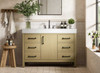 Elegant Furniture and Lighting 48 Inch Single Bathroom Vanity In Honey Brown (VF60648MHB)