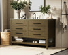 54 Inch Single Bathroom Vanity In Chestnut Brown (VF60554MCB)
