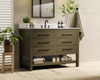 48 Inch Single Bathroom Vanity In Chestnut Brown With Backsplash (VF60548MCB-BS)