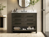 42 Inch Single Bathroom Vanity In Mocha Brown With Backsplash (VF60542MMB-BS)
