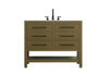 42 Inch Single Bathroom Vanity In Chestnut Brown (VF60542MCB)