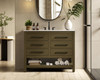 42 Inch Single Bathroom Vanity In Chestnut Brown (VF60542MCB)