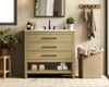 Elegant Furniture and Lighting 36 Inch Single Bathroom Vanity In Honey Brown (VF60536MHB)