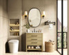 30 Inch Single Bathroom Vanity In Honey Brown (VF60530MHB)