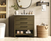 30 Inch Single Bathroom Vanity In Chestnut Brown (VF60530MCB)