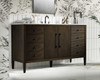 Elegant Furniture and Lighting 60 Inch Single Bathroom Vanity Inchocolate Oak (VF29660CO)