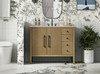 42 Inch Single Bathroom Vanity In Linen Oak (VF29642LO)