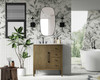 Elegant Furniture and Lighting 32 Inch Single Bathroom Vanity In Hazel Oak (VF29632HO)