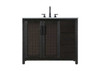 Elegant Furniture and Lighting 42 Inch Single Bathroom Vanity In Chocolate Oak (VF29542CO)