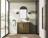 Elegant Furniture and Lighting 36 Inch Single Bathroom Vanity In Hazel Oak (VF29536HO)