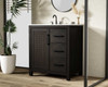 32 Inch Single Bathroom Vanity In  Chocolate Oak (VF29532CO)