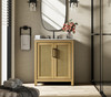 30 Inch Single Bathroom Vanity In Linen Oak (VF29530LO)