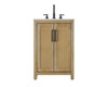 24 Inch Single Bathroom Vanity In Linen Oak (VF29524LO)