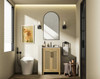 24 Inch Single Bathroom Vanity In Linen Oak (VF29524LO)