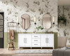 84 Inch Double Bathroom Vanity In White (VF29384DWH)