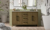 60 Inch Double Bathroom Vanity In Chestnut Brown (VF29360DMCB)