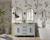 60 Inch Double Bathroom Vanity In Grey (VF29360DGR)